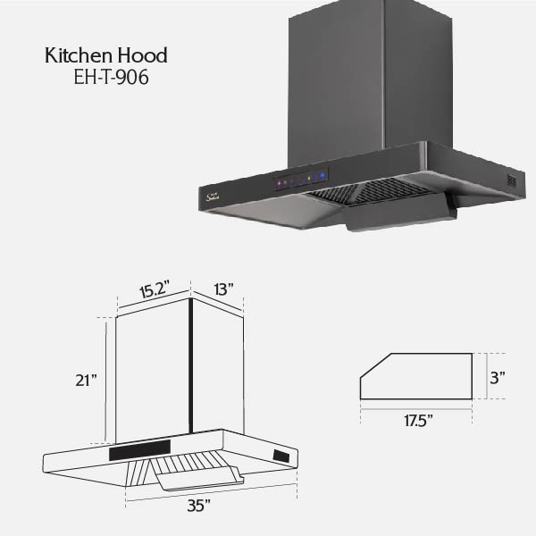 Kitchen Hood Price in Bangladesh EHT906