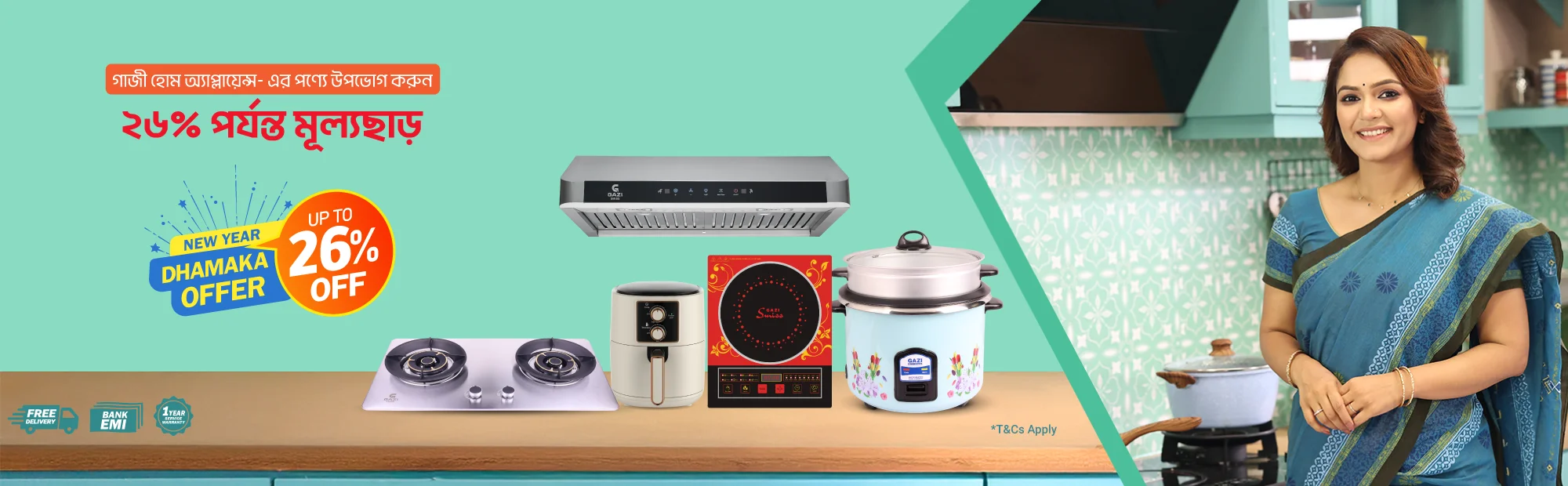Gazi Home Appliance promo